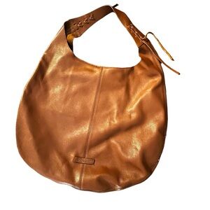 Lucky Brand leather hobo purse Tan